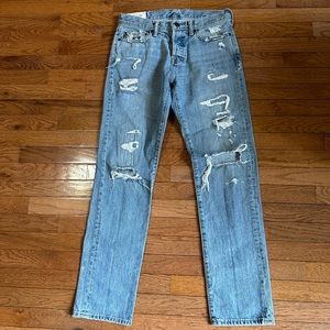 Abercrombie & fitch slim straight jeans size 30x32